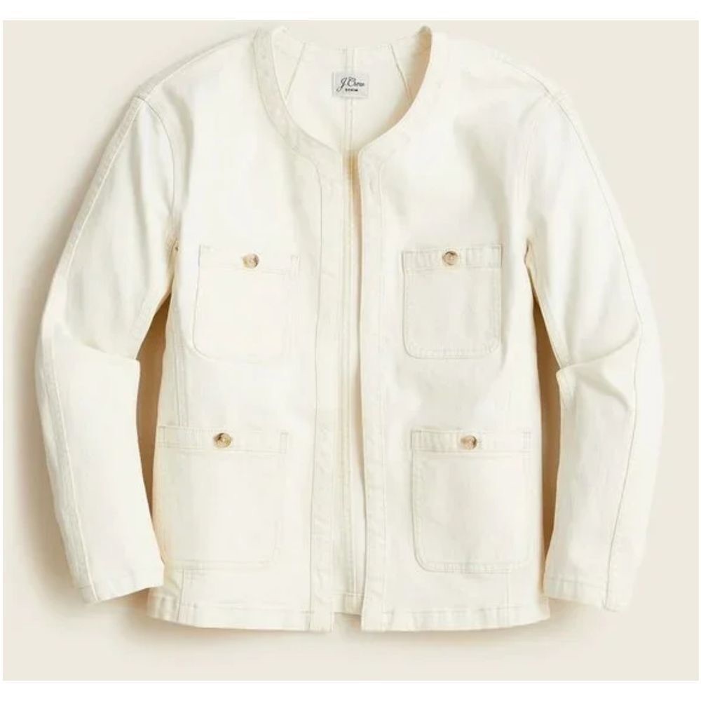 J. Crew Simone Relaxed Garment Dyed Jacket Size Medium